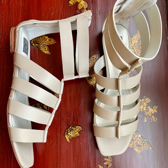 Calvin Klein Gladiator Sandals in Pale Flesh Color - Picture 1 of 9